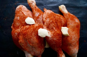 Pulled Chicken (Salzmantel) - WaldstadtBBQ