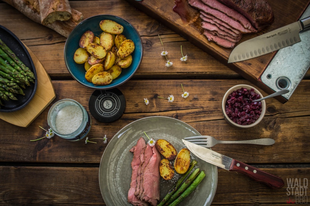 Tri Tip (Bürgermeisterstück) aus dem Rotwein