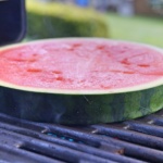 Pizza von der Melone mit Feta