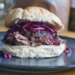 Wildschwein Pulled Pork Burger