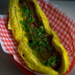 Dry Aged Hot Dog mit roter Beete