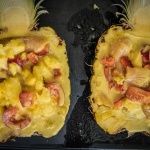 Gefüllte Ananas mit Kikok-Hähnchen
